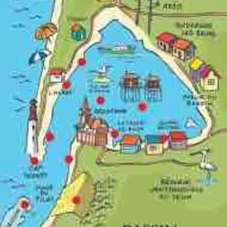 Maison Proche Bassin D'arcachon Дом отдыха Мио